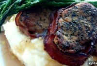 Savory Bacon Wrapped Pork Medallions
