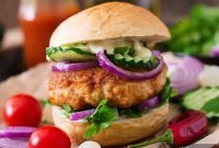 Easy Garlic Chicken Burgers