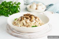 Creamy Mushroom Parmesan Risotto