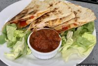 Gooey Chicken & Cheese Quesadillas