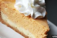 Double Layer Pumpkin Cheesecake