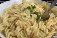 Luscious Lemon Garlic Butter Fusilli