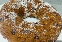 Chocolate Chip Almond Banana Bundt Cake