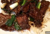 Classic Mongolian Beef with Scallions