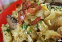 Comforting Southern Fried Cabbage with Bacon, Mushrooms, and Onions
