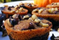 Fudgy Pumpkin Brownies