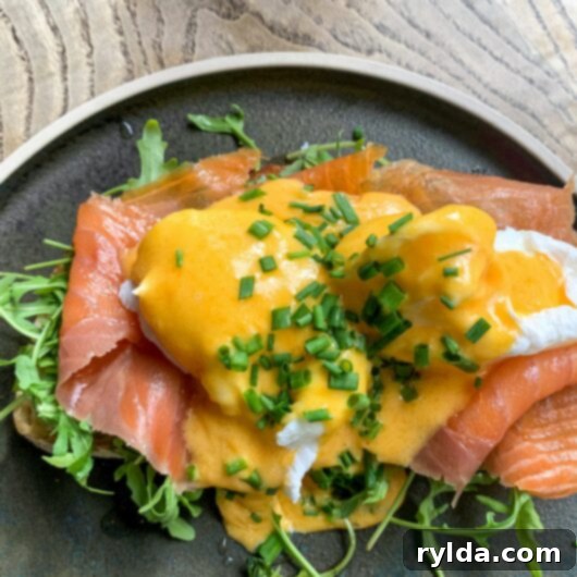 Elegant Smoked Salmon Eggs 2 Egg with Smoked Salmon