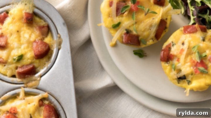 Mini Frittatas with Hillshire Farm® Smoked Sausage and Potato