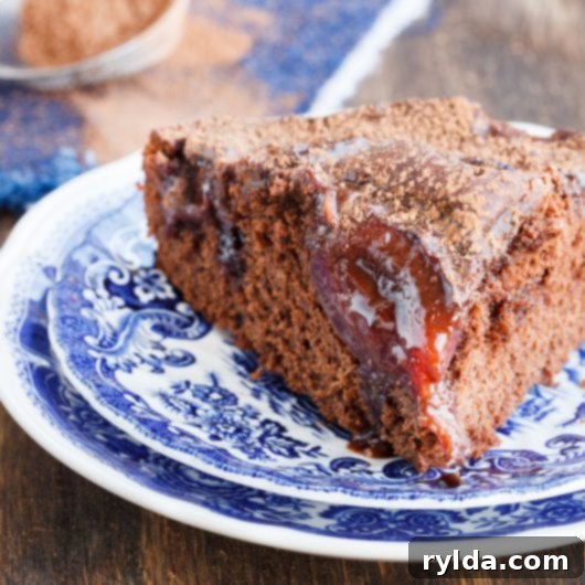 Chocolate Plum Cake
