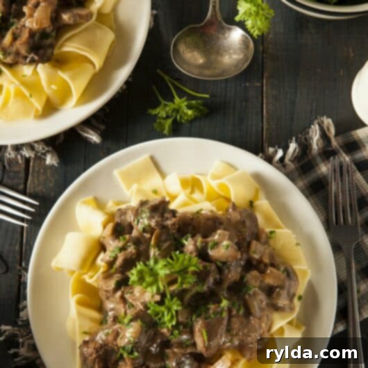 Ground Beef Stroganoff