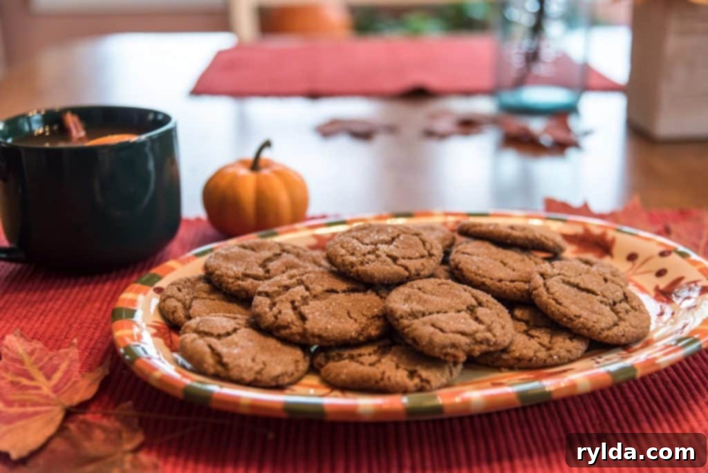 Fresh ginger cookies.