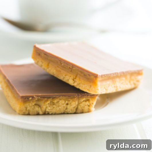 Decadent Triple-Layer Millionaire Bars 3 Millionaire Shortbread Bars