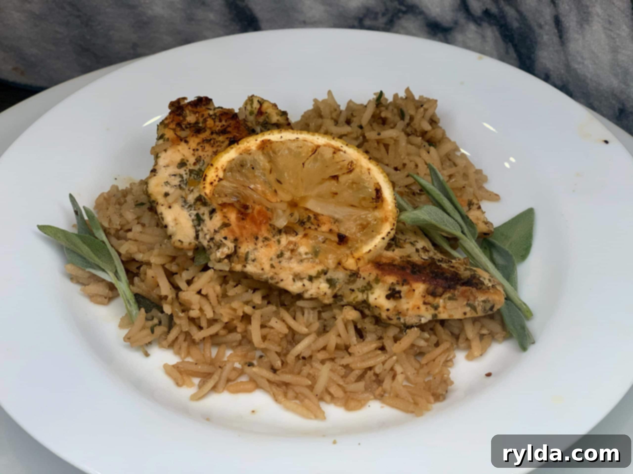 One-Pot Lemon Herb Chicken and Rice