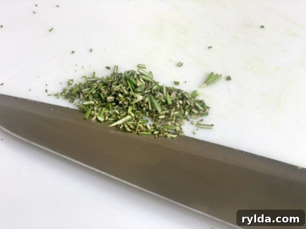 Fresh chopped rosemary