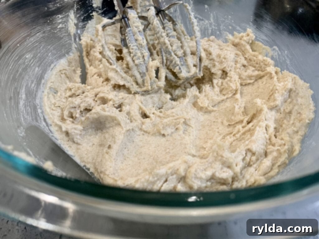 Wet ingredients for chocolate chip cookies