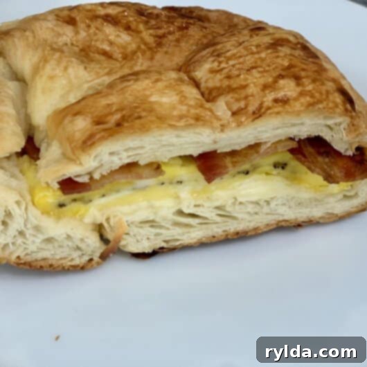 Bacon, Egg and Cheese Croissant