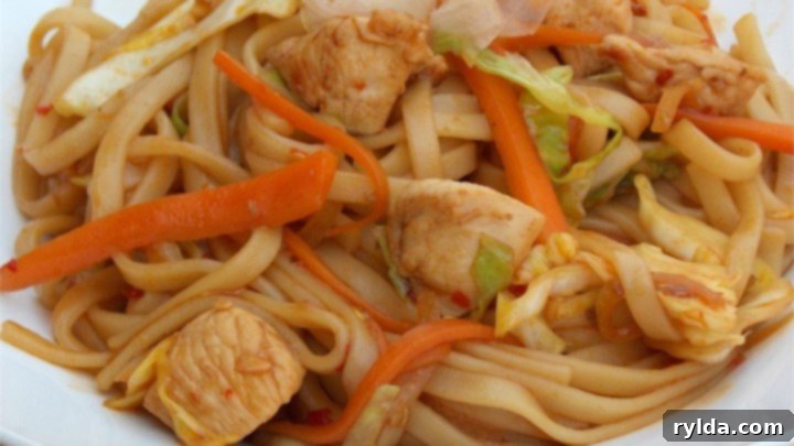 Chicken Yakisoba