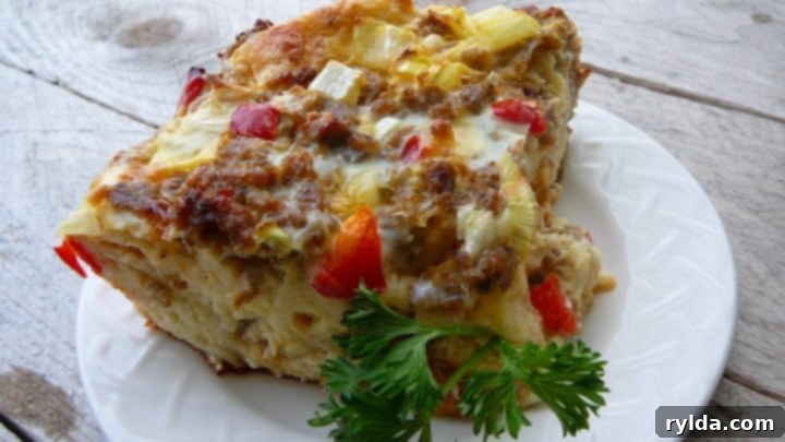 Hearty Jimmy Dean Breakfast Casserole with Sausage, Eggs, and Cheese