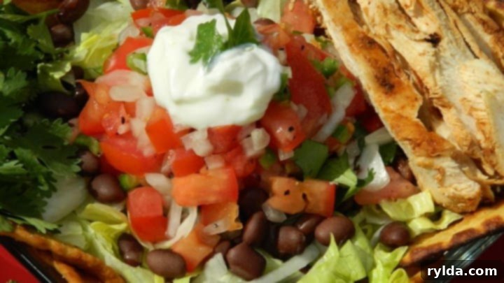 Grilled Chicken Taco Salad - Fresh, Flavorful, and Customizable