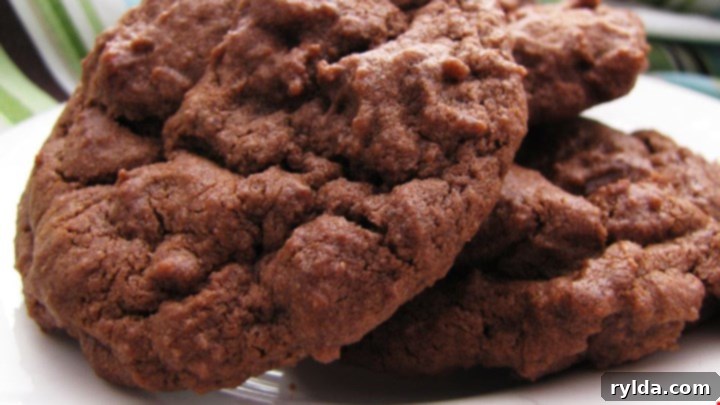 Double Chocolate Chip Cookies with walnuts, golden brown and perfectly baked